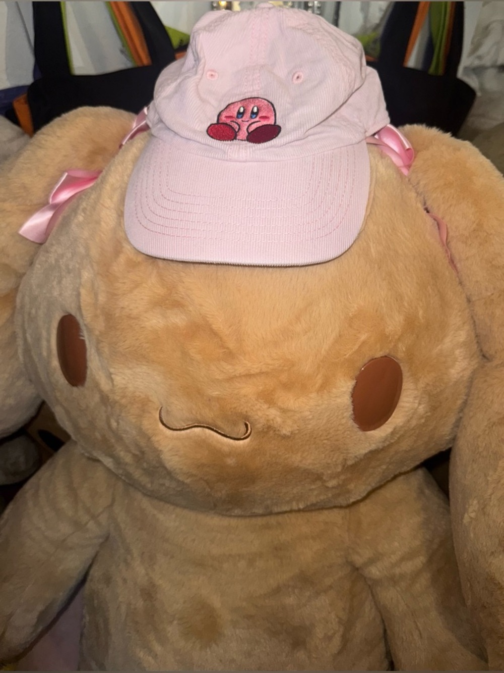 KIRBY BABY PINK Ribbed 100% cotton Hat OSFM